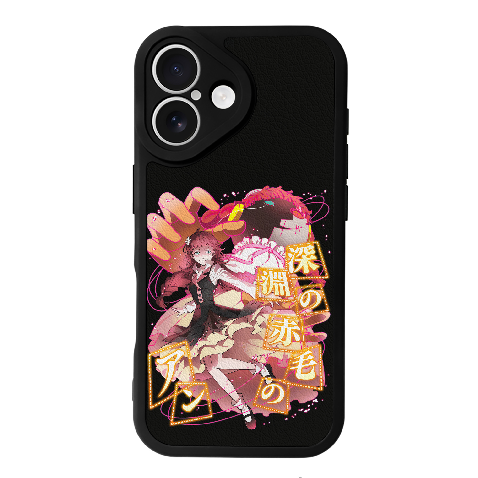 （画像用） 文豪ストレイドッグス Bungo Stray Dogs 【iPhone 16シリーズ対応】シリコンスマホケース（レザー調） 材質：シリコン